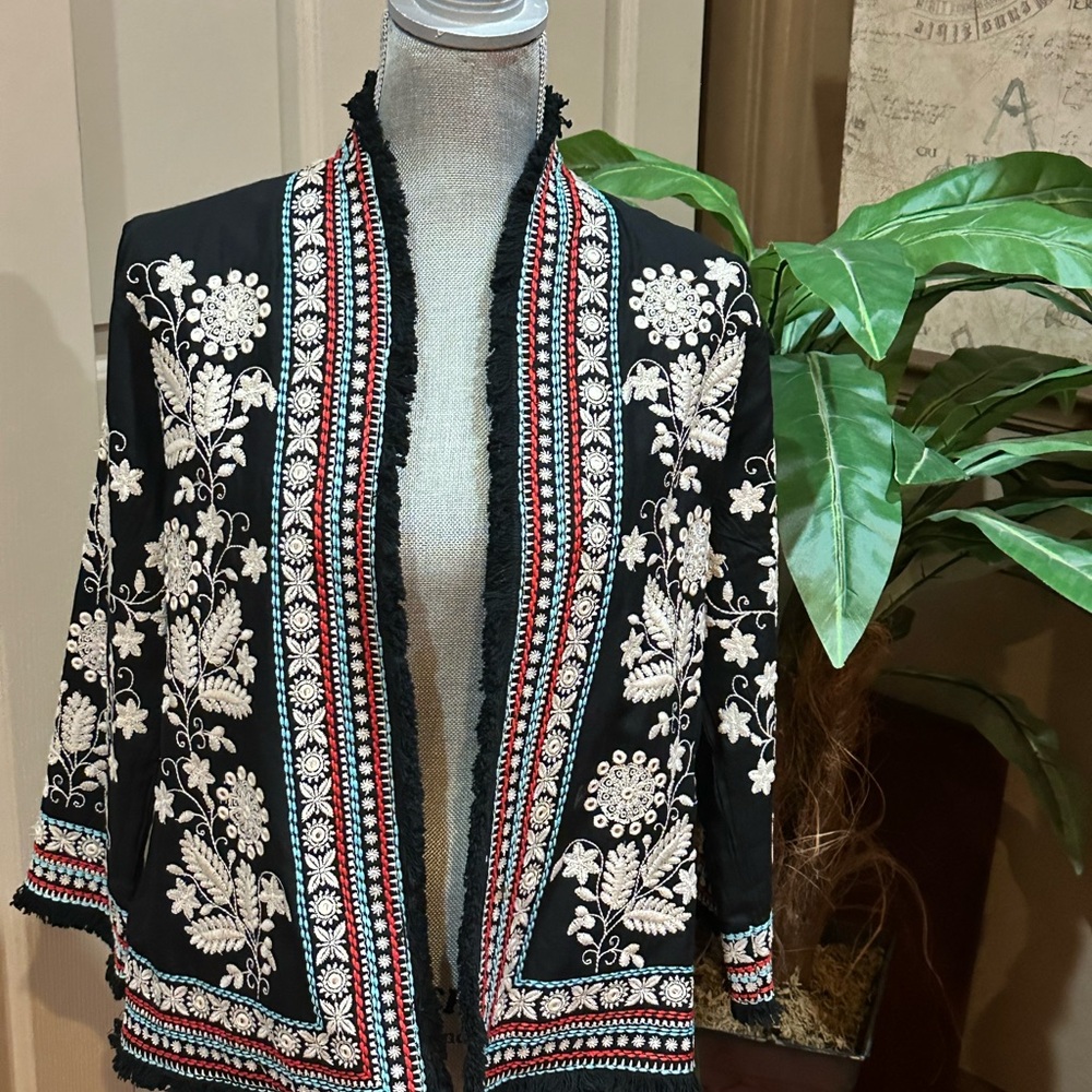 Lovestitch Embroidered Bolero Jacket NWT